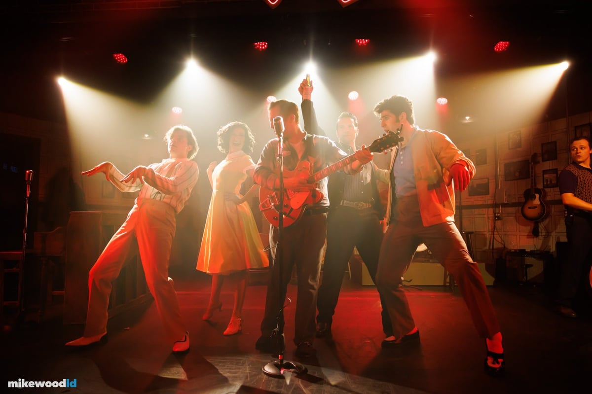 Million Dollar Quartet Christmas, production photo