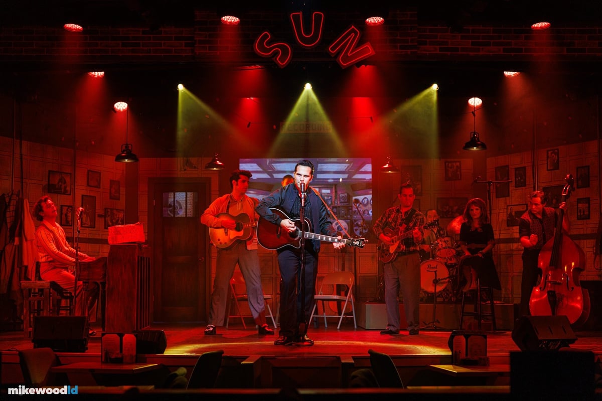 Million Dollar Quartet Christmas, production photo