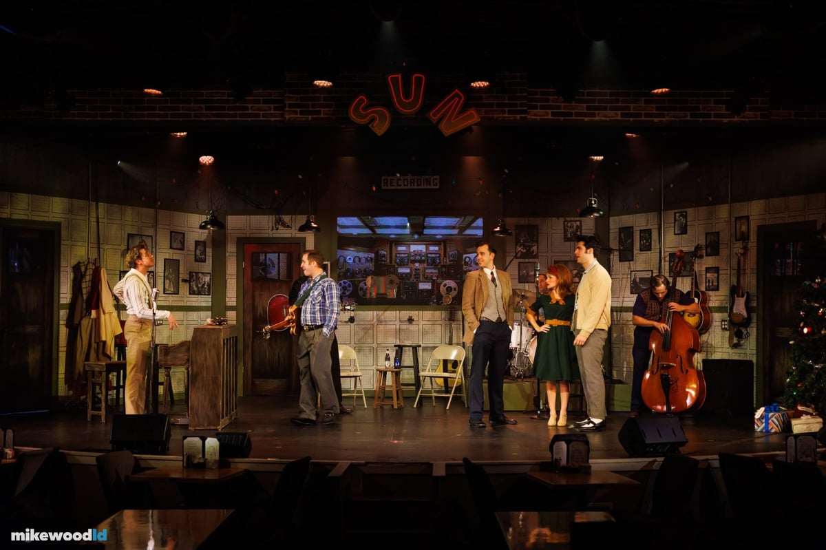 Million Dollar Quartet Christmas, production photo