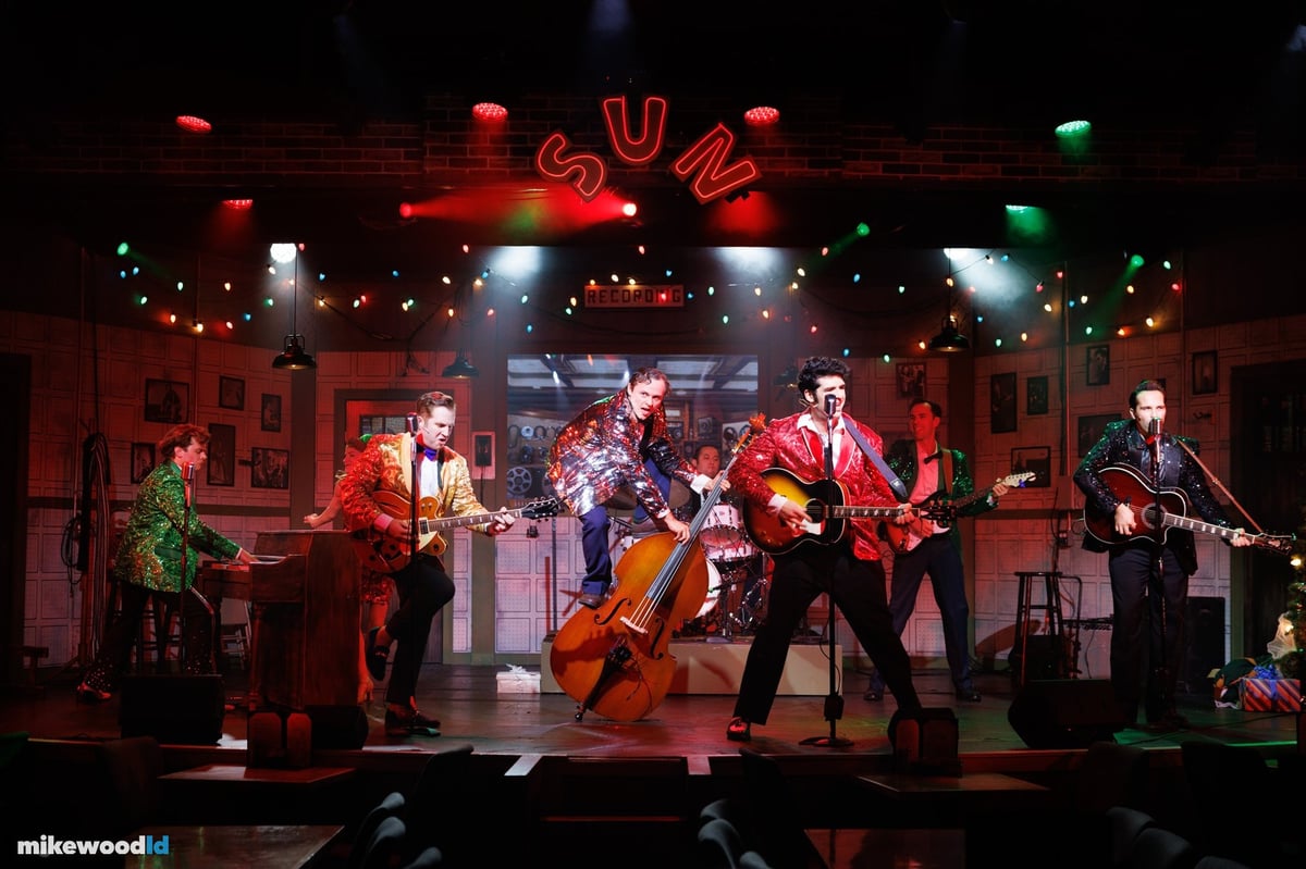 Million Dollar Quartet Christmas, production photo