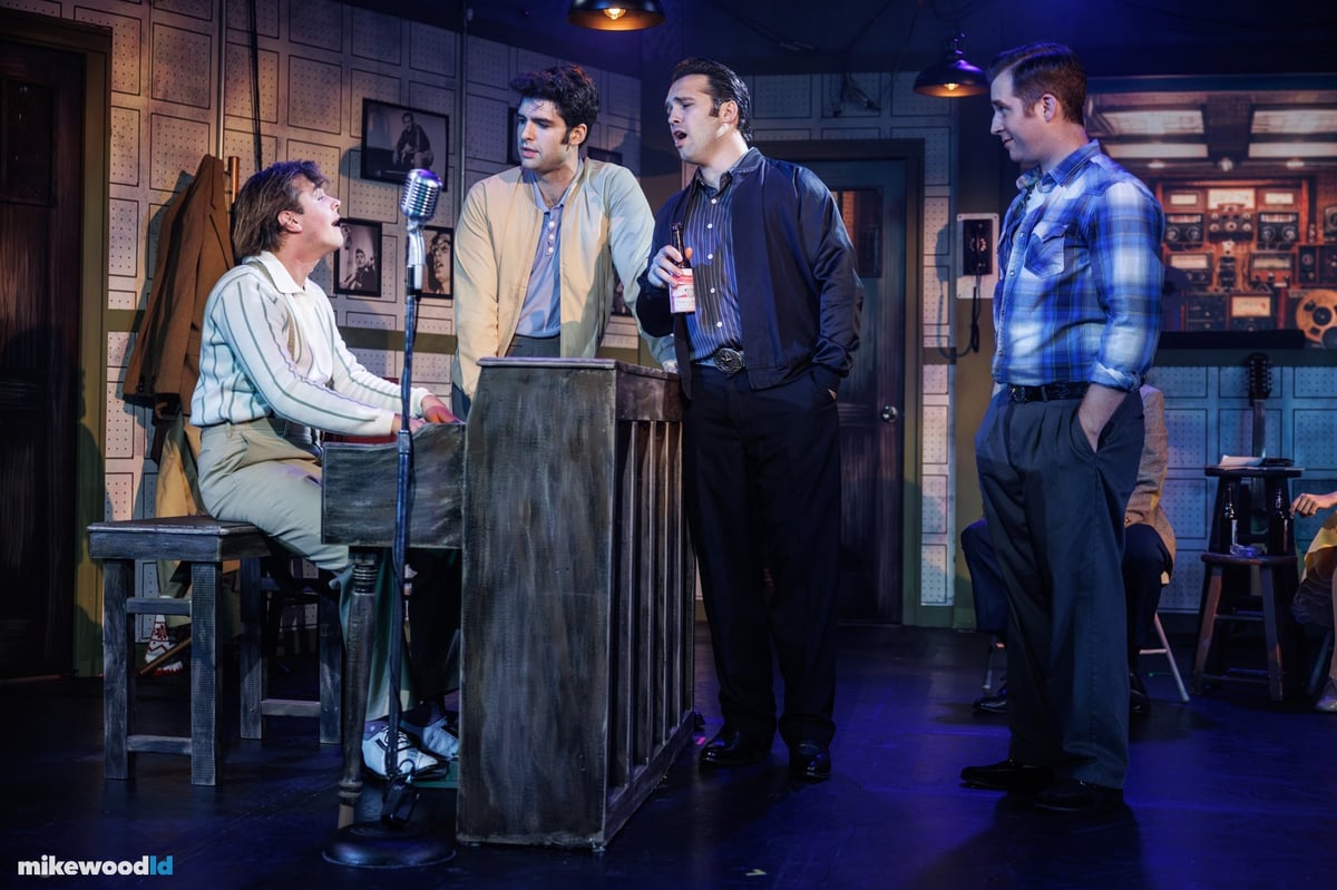 Million Dollar Quartet Christmas, production photo