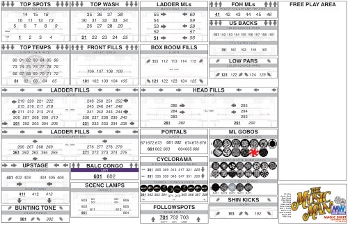 The Music Man Magic Sheet