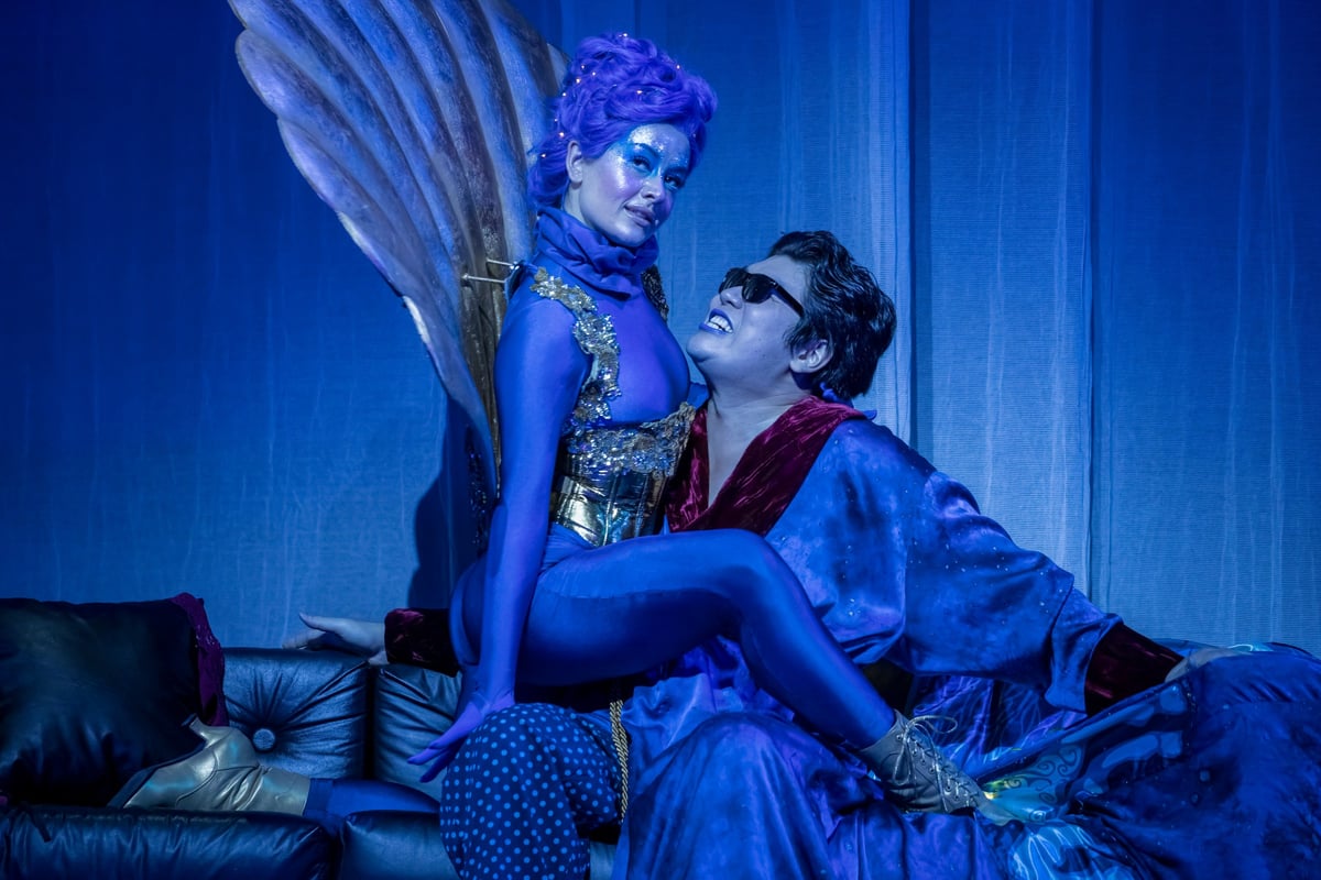Bailey Jo Harbaugh as Pasithea and William Guanbo Su as Somnus in The Atlanta Opera Semele