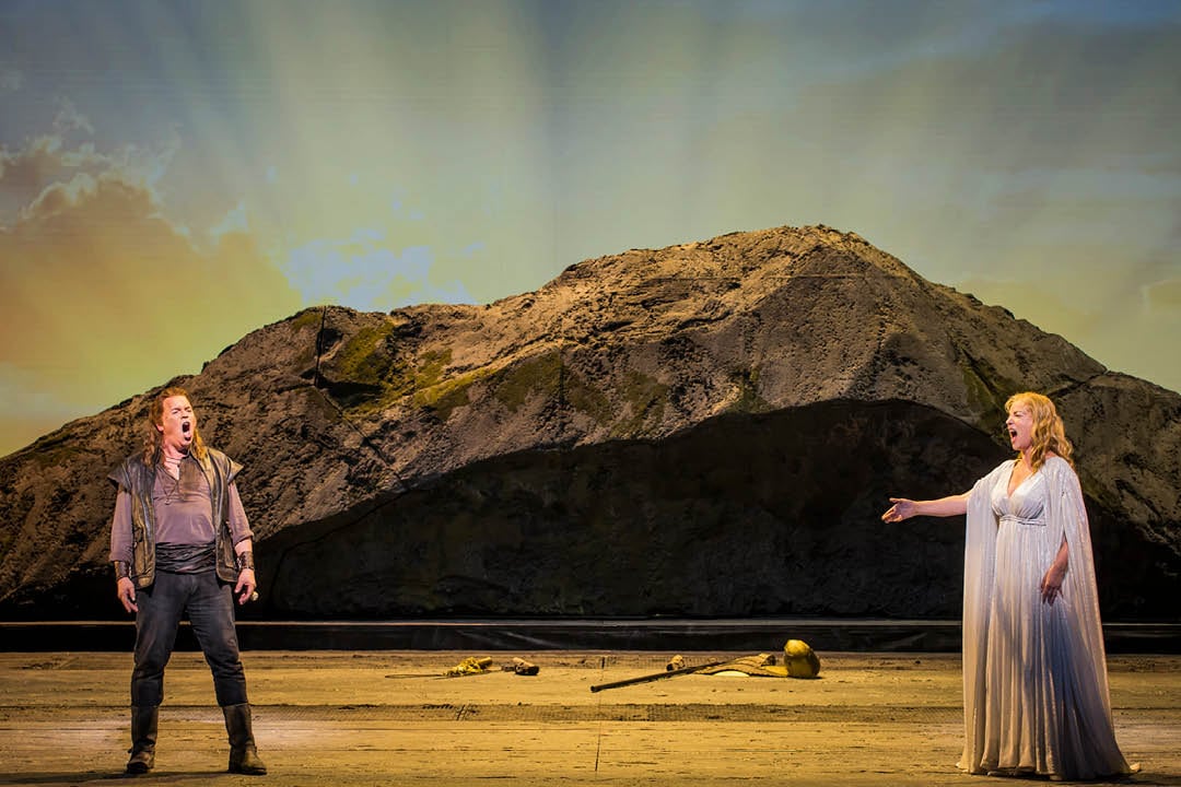Stefan Vinke as Siegfried in The Atlanta Opera production of Wagner's Siegfried