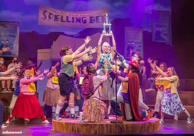 The 25th Annual Putnam County Spelling Bee, production photo