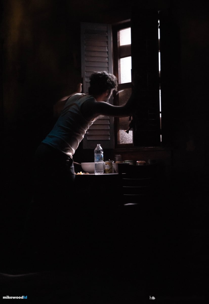 The Birds, production photo