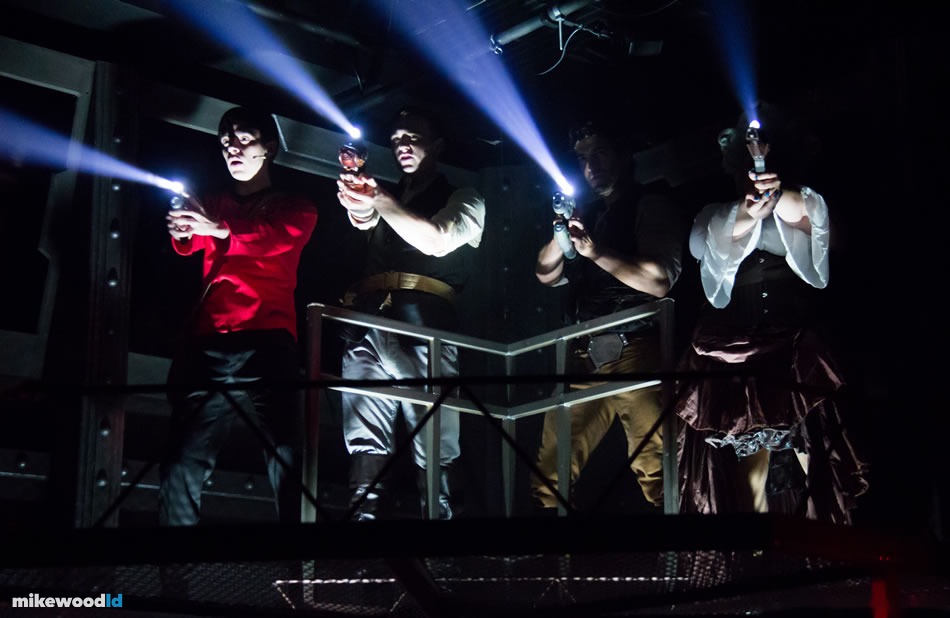 The Pirates of Penzance in Space, production photo.