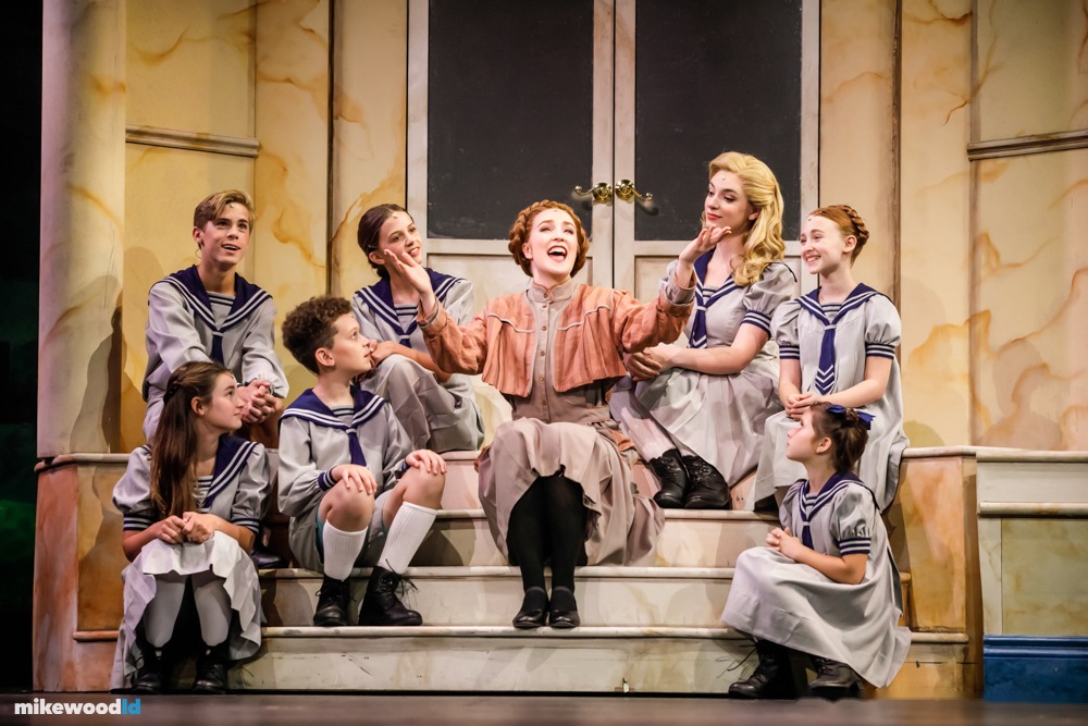 The Sound of Music, Adam Koch's scenic locations carrying physical place, lighting carrying time of day and mood.