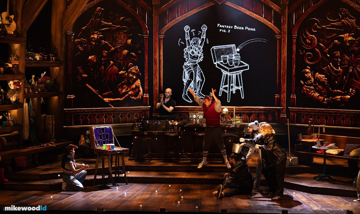 Dungeons & Dragons: The Twenty-Sided Tavern, Off-Broadway, production photo