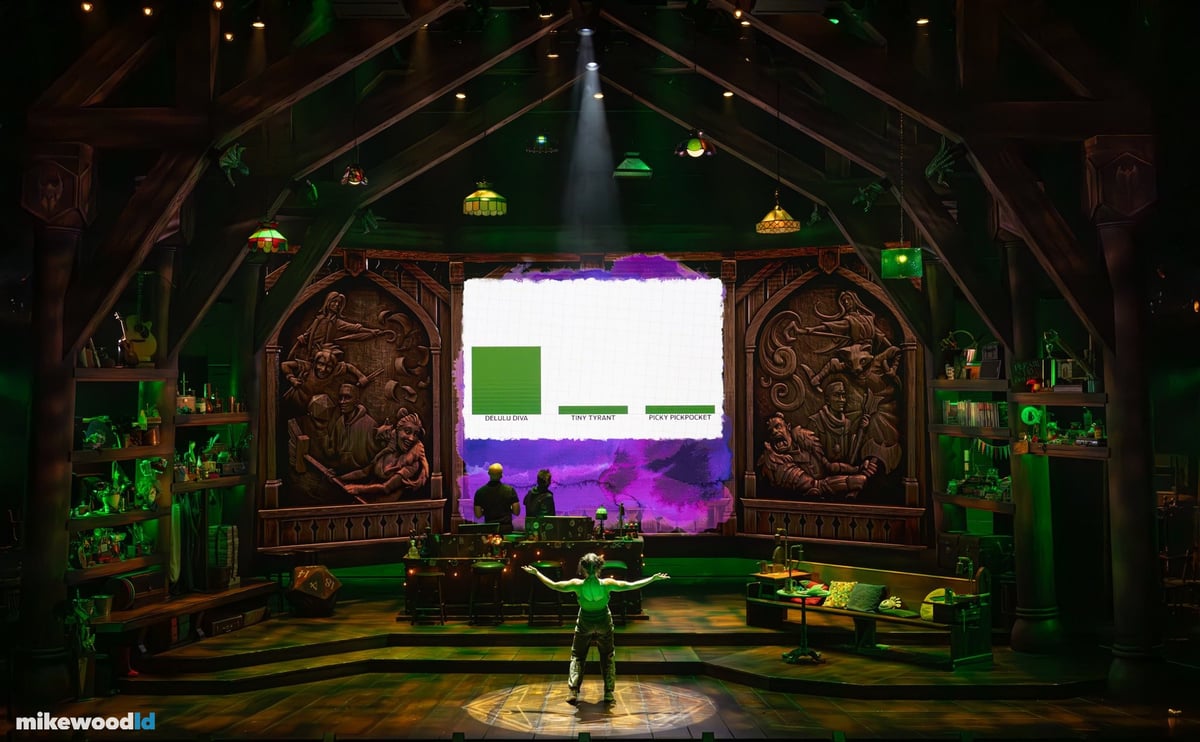 Dungeons & Dragons: The Twenty-Sided Tavern, Off-Broadway, production photo