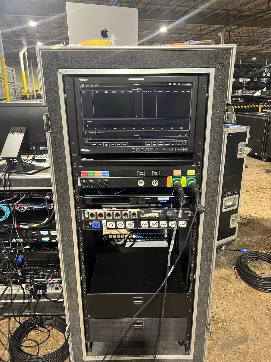 Another equipment rack from the touring package.
