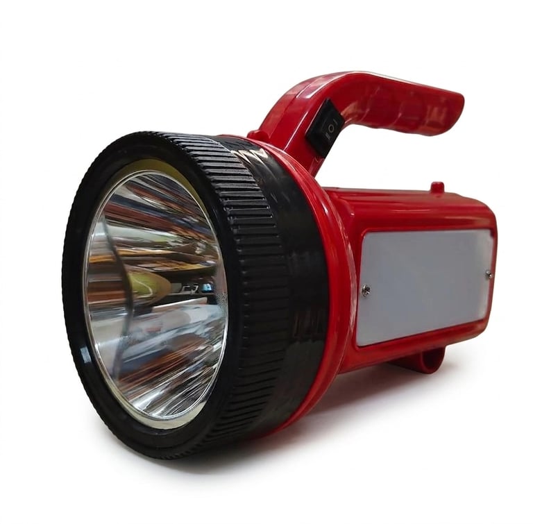 omega Rechargeable Garden Torch of 1 Km Range with 10 Hours Backup
