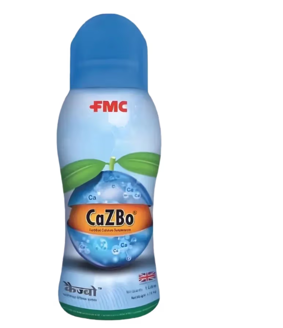 FMC Corporation Cazbo Fortified suspension of Calcium (21%), Zinc (1.5%), and Boron (0.1%)
