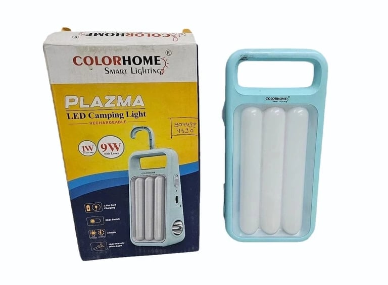Premium Quality Plazma 9 w Led Camping Light Recharhebale For Camping and Outdoor Use