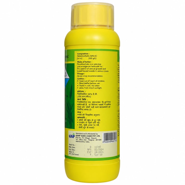 GSP PENDIFIX PENDIMETHALIN 30% EC 1ltr