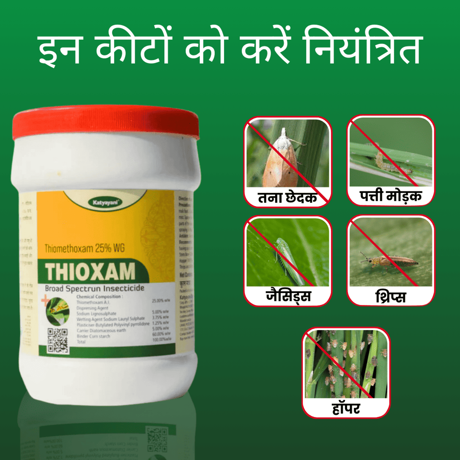 Katyayani Thioxam Thiamethoxam 25% WG Chemical Insecticide