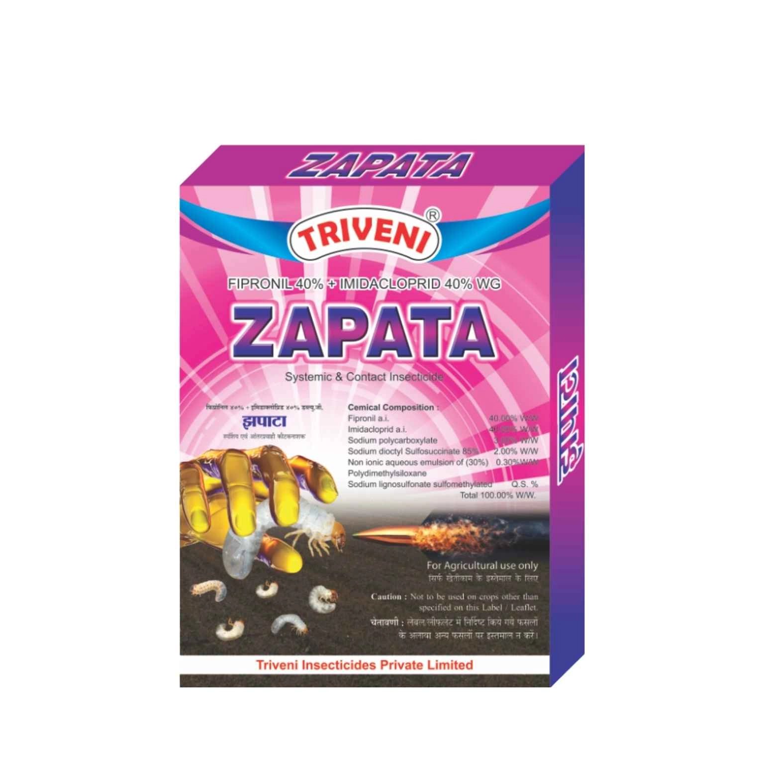 Triveni Zapata Fipronil 40% + Imidacloprid 40% WG Insecticide