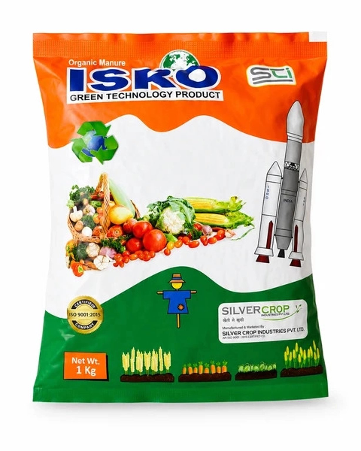 Silver Crop ISRO Organic Manure Bio Organic Compost