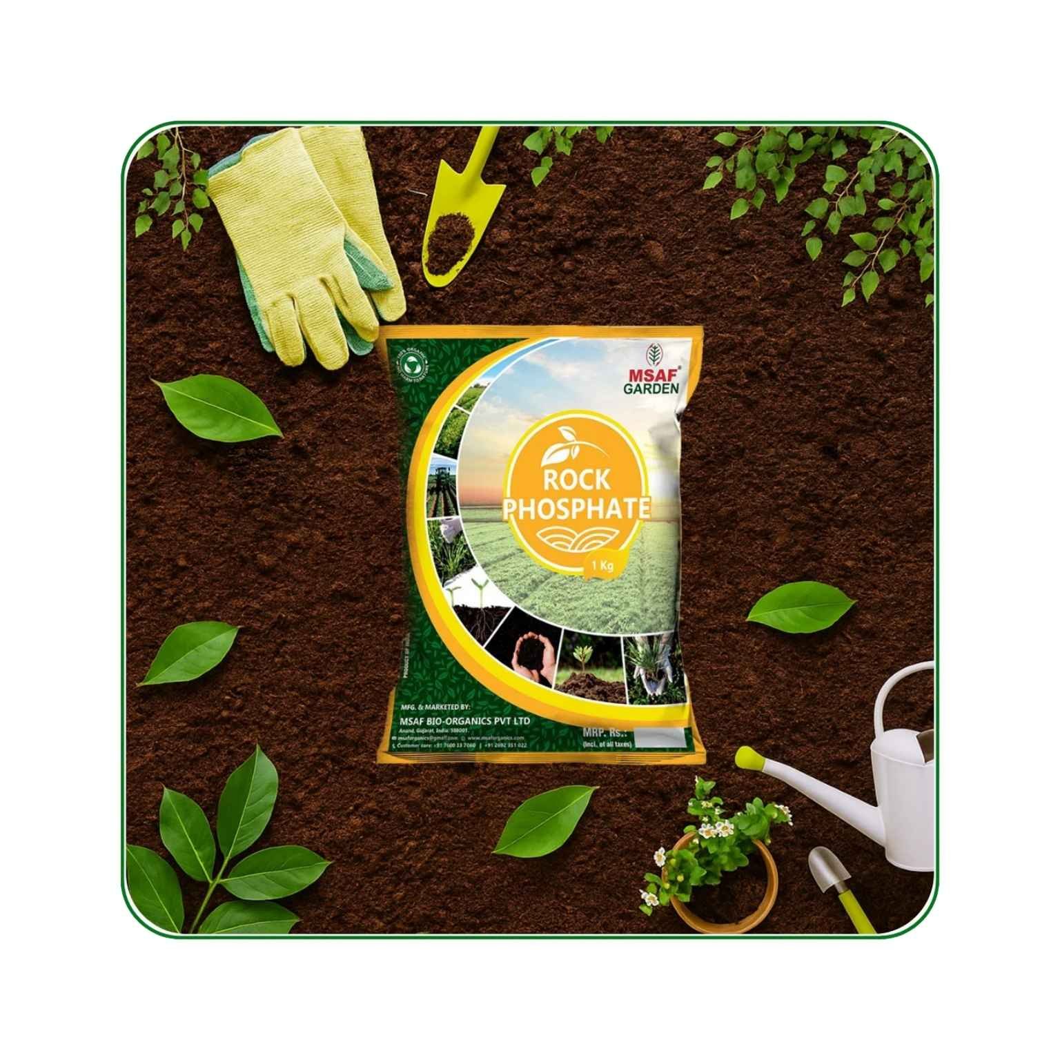 MSAF Garden Organics Rock Phosphate Fertilizer