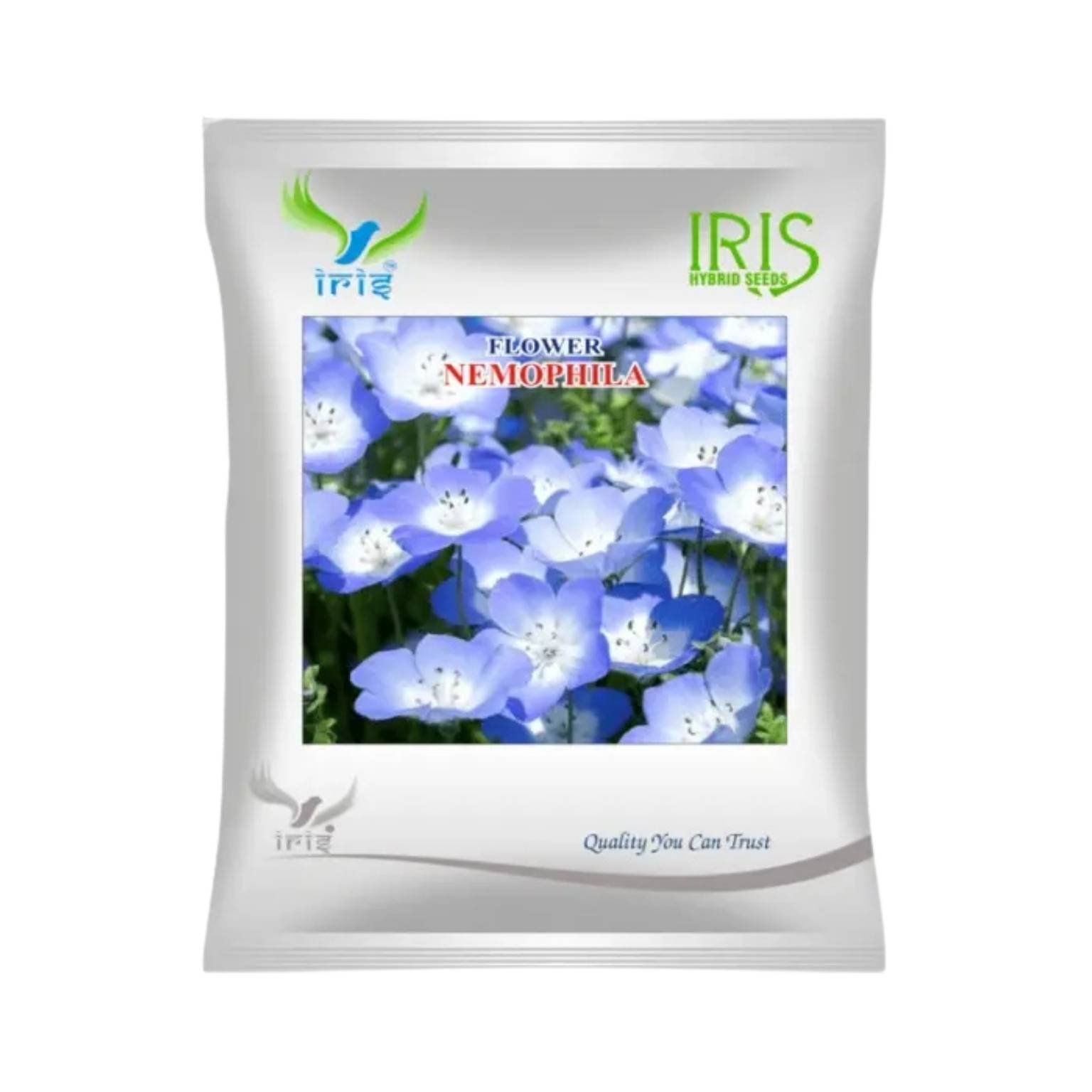 Iris Hybrid Nemophila Mix Flower Seeds (300 Seeds)