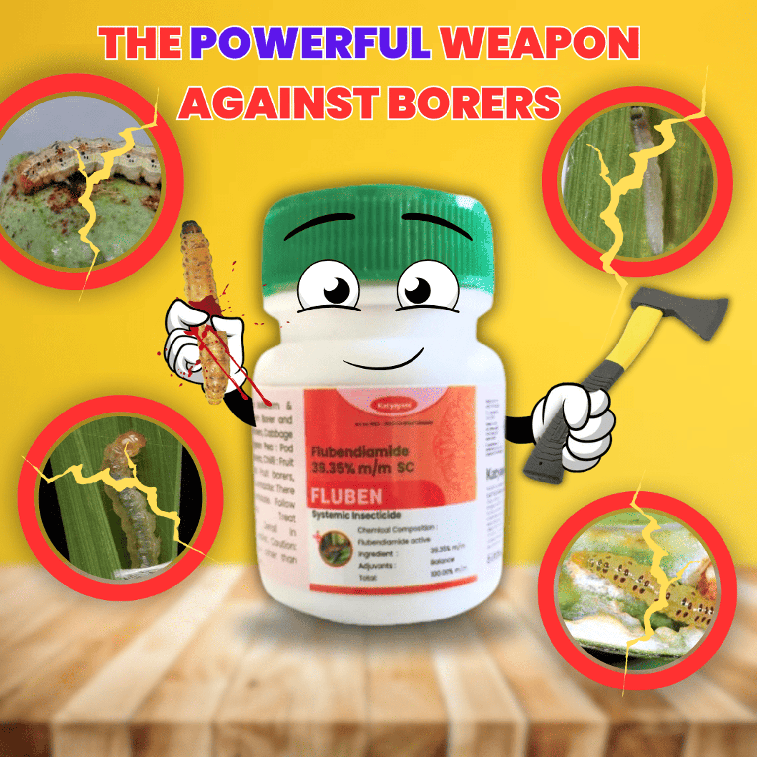 KATYAYANI FLUBEN | FLUBENDIAMIDE 39.35% SC | CHEMICAL INSECTICIDE