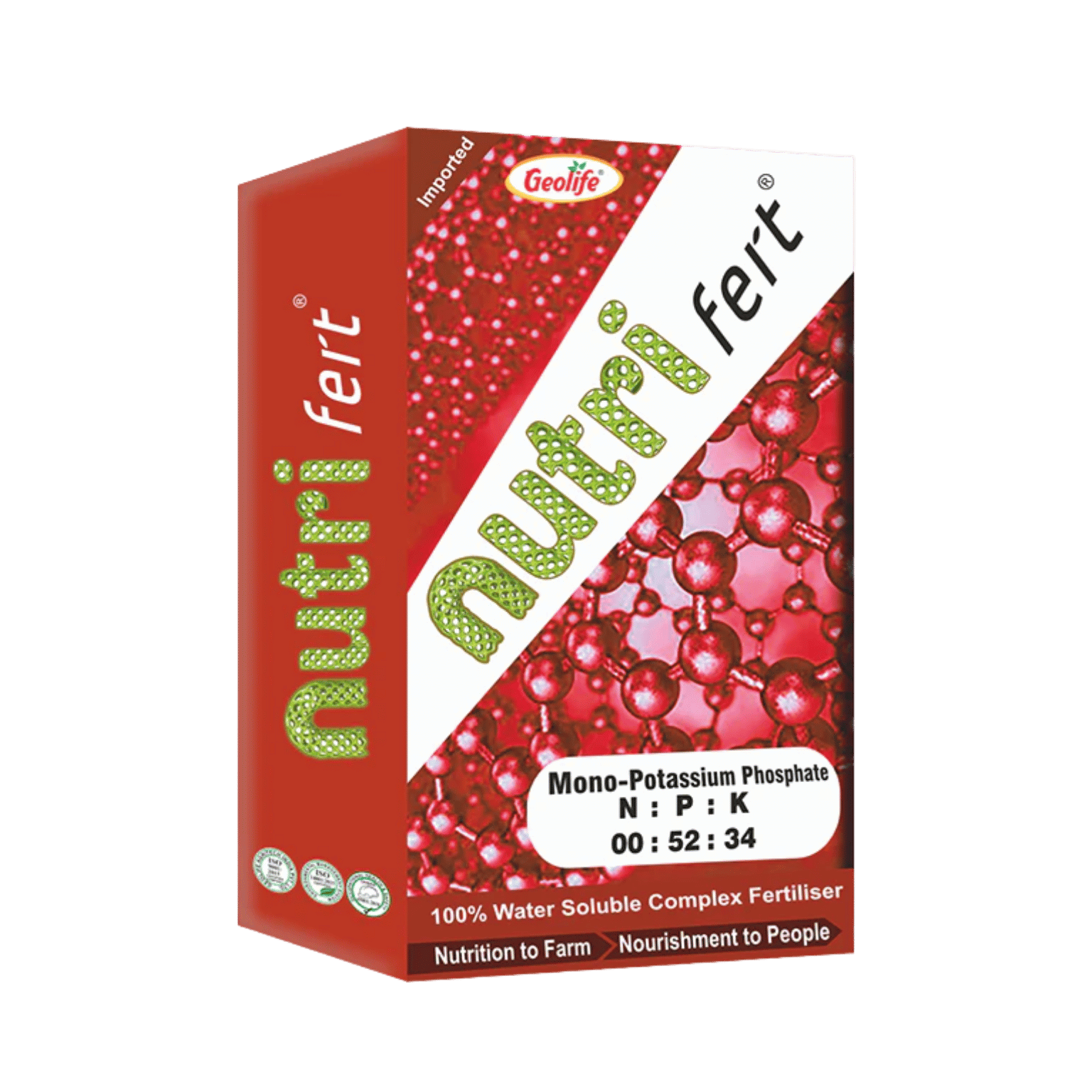 Geolife Nutrifert 00:52:34 NPK Water Soluble Fertilizer