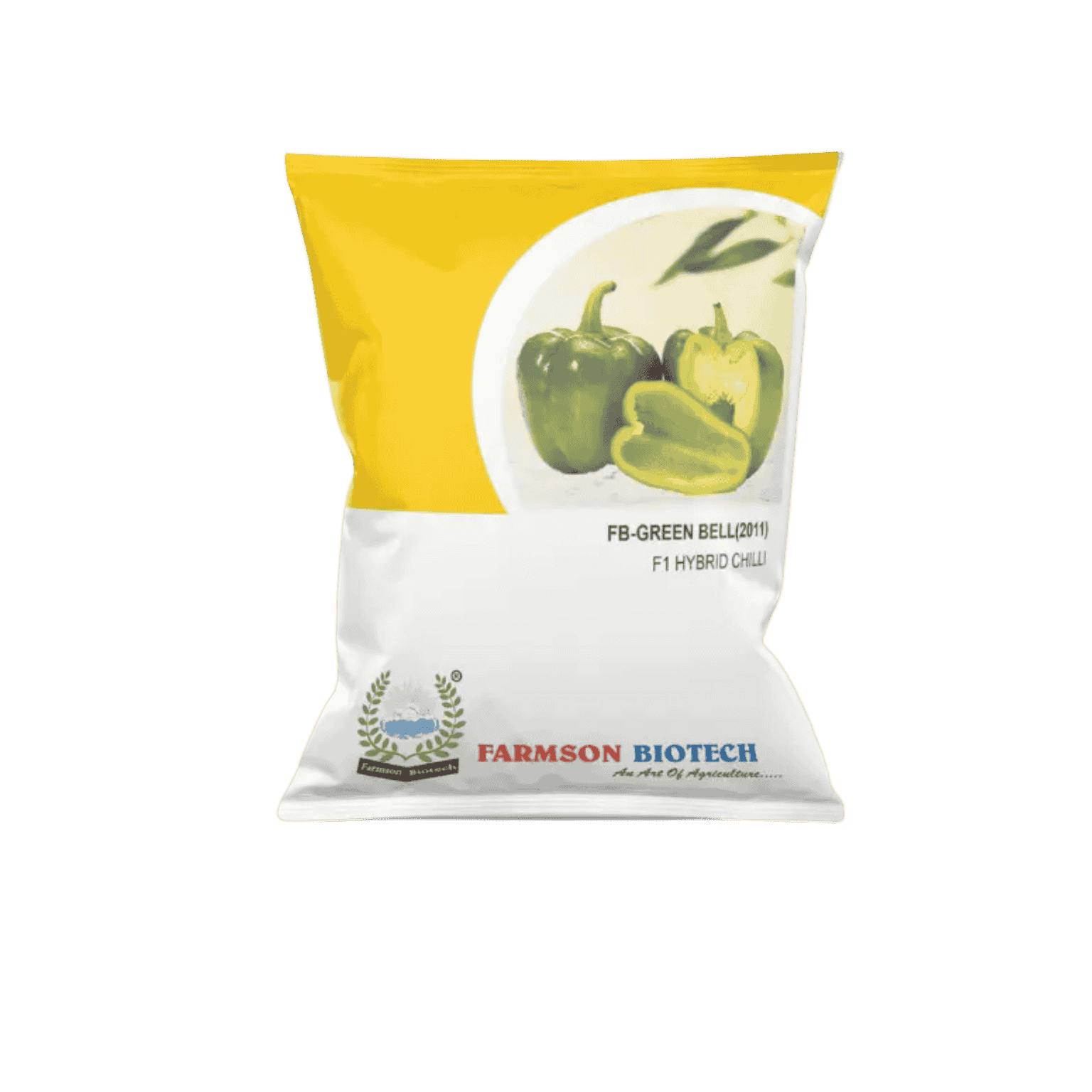 Farmson Biotech FB GREEN BELL (2011) F1 Hybrid Sweet Pepper Seeds 10GM