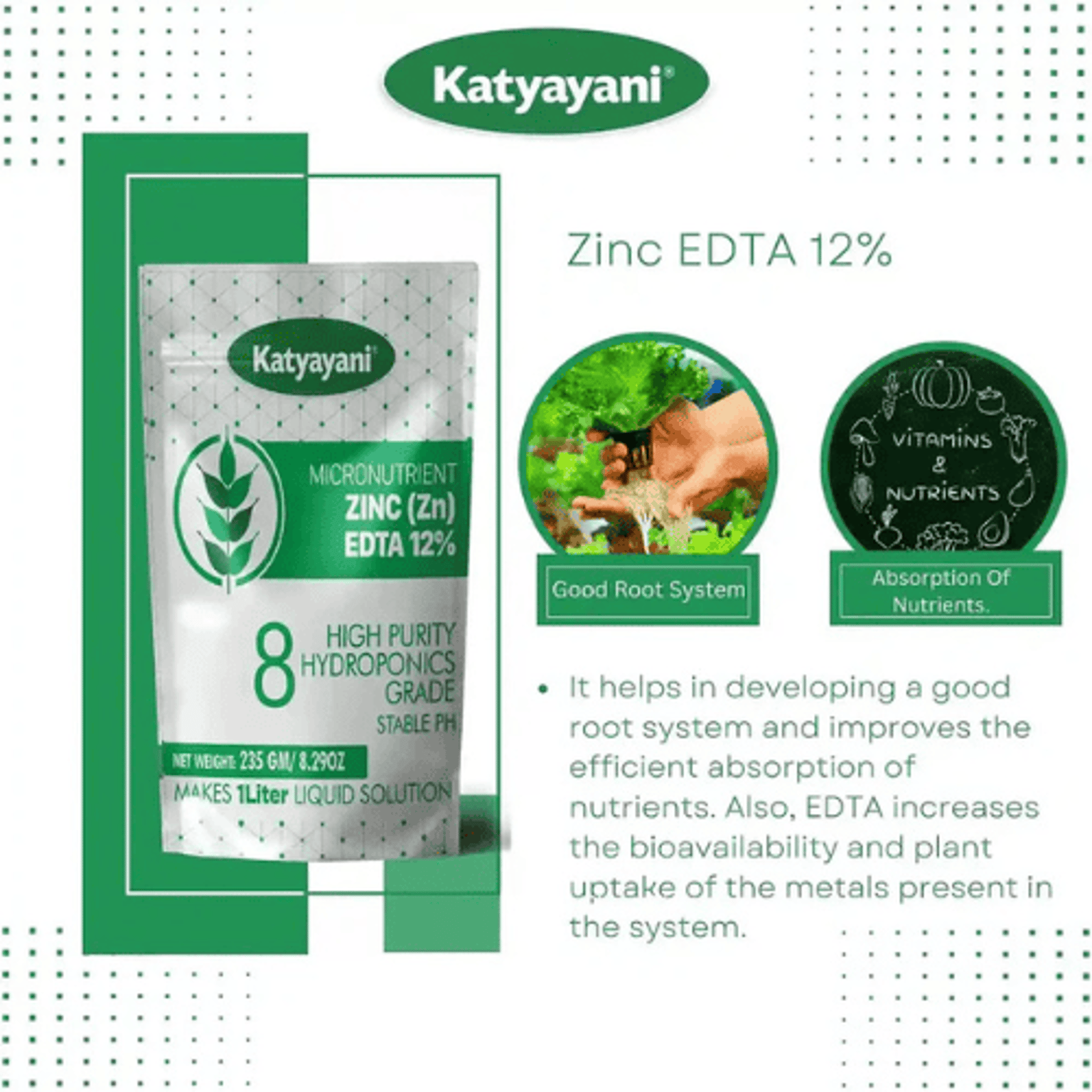Katyayani Zinc EDTA 12 % Micronutrients