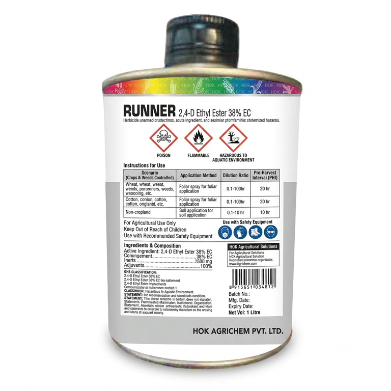 Runner 2,4-D Ethyl Ester 38% EC 500ML