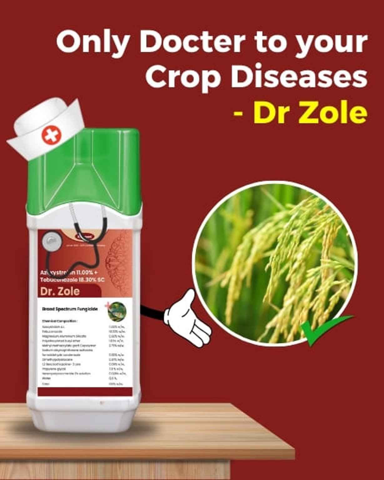 Katyayani Dr. Zole Azoxystrobin 11% + Tebuconazole 18.3% SC