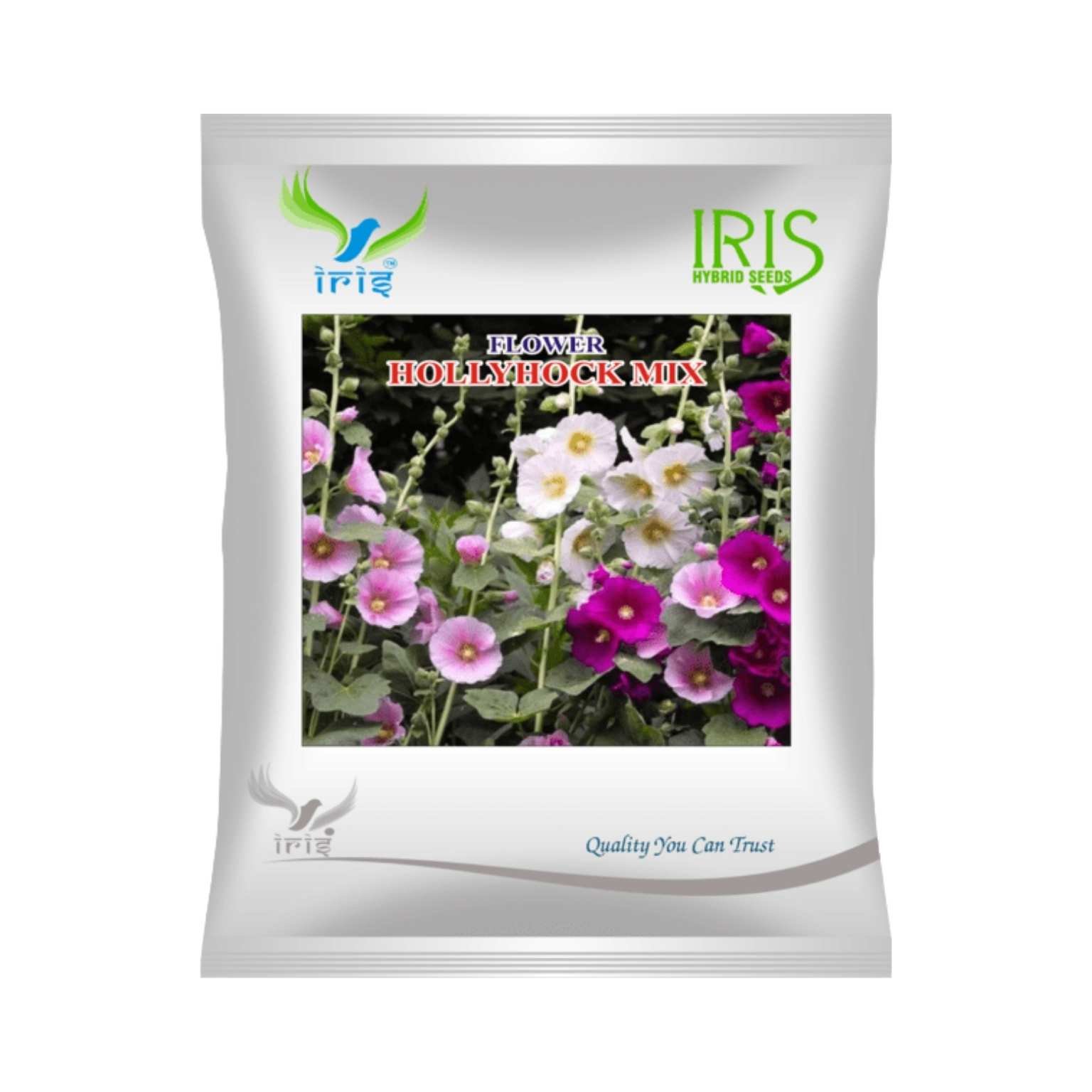 Iris Hybrid Hollyhock Mix Flower Seeds