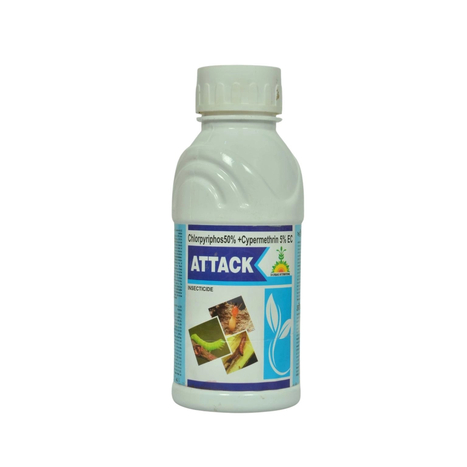 Shurbans Attack Chlorpyriphos 50% +Cypermethrin 5% EC Insecticide