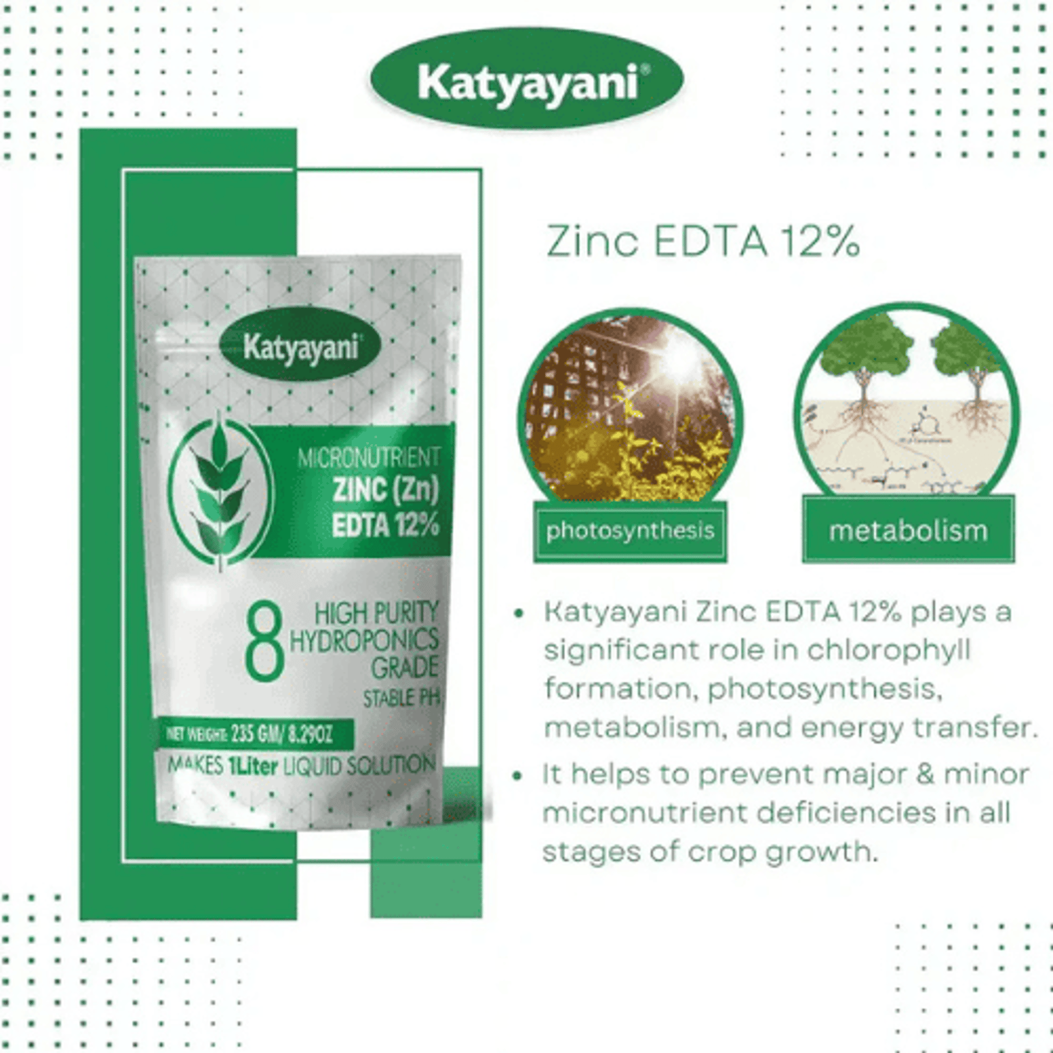 Katyayani Zinc EDTA 12 % Micronutrients