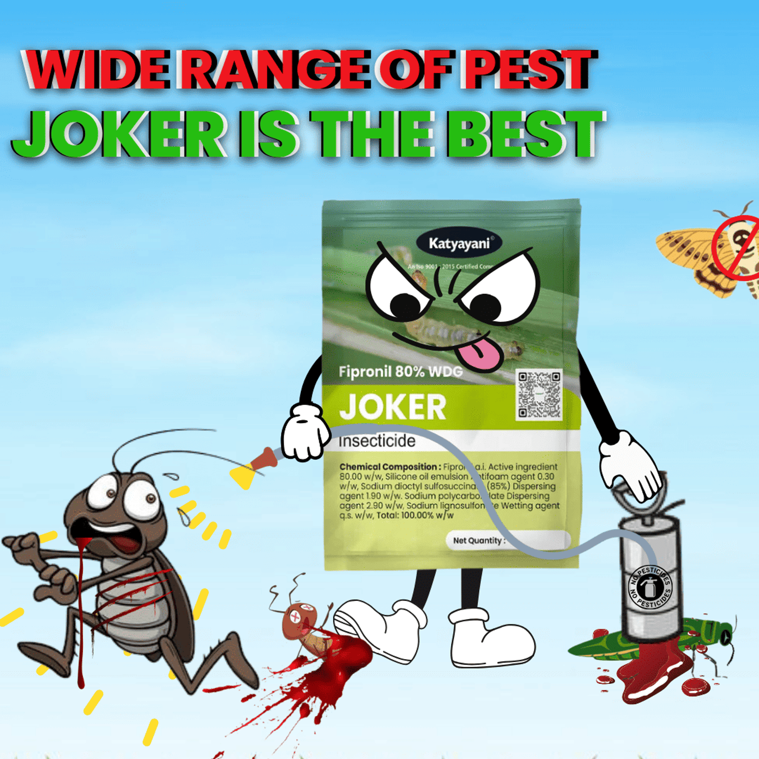 Katyayani Joker Fipronil 80% WG Chemical Insecticide