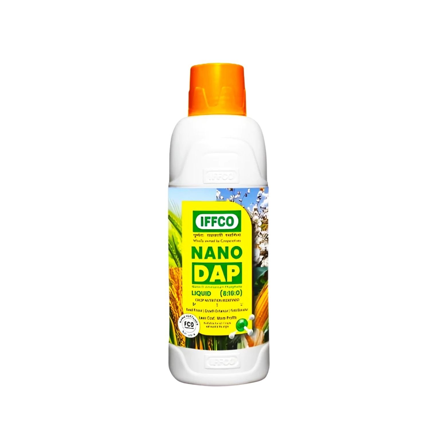 IFFCO Nano DAP  Nano Di Ammonium Phosphate (Liquid) 8% Nitrogen & 16% Phosphorus (8% N : 16% P) Fertilizers