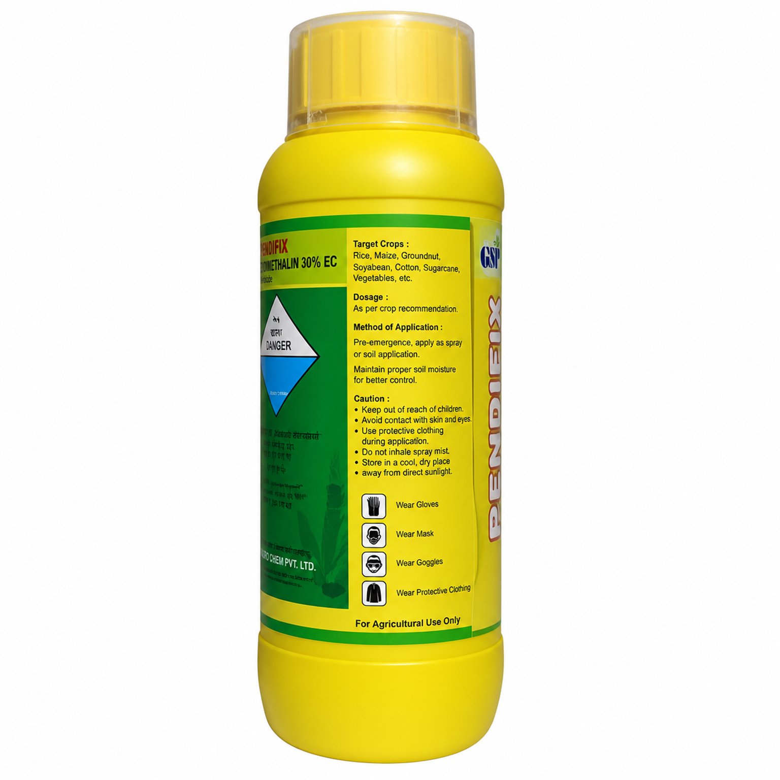 GSP PENDIFIX PENDIMETHALIN 30% EC 1ltr