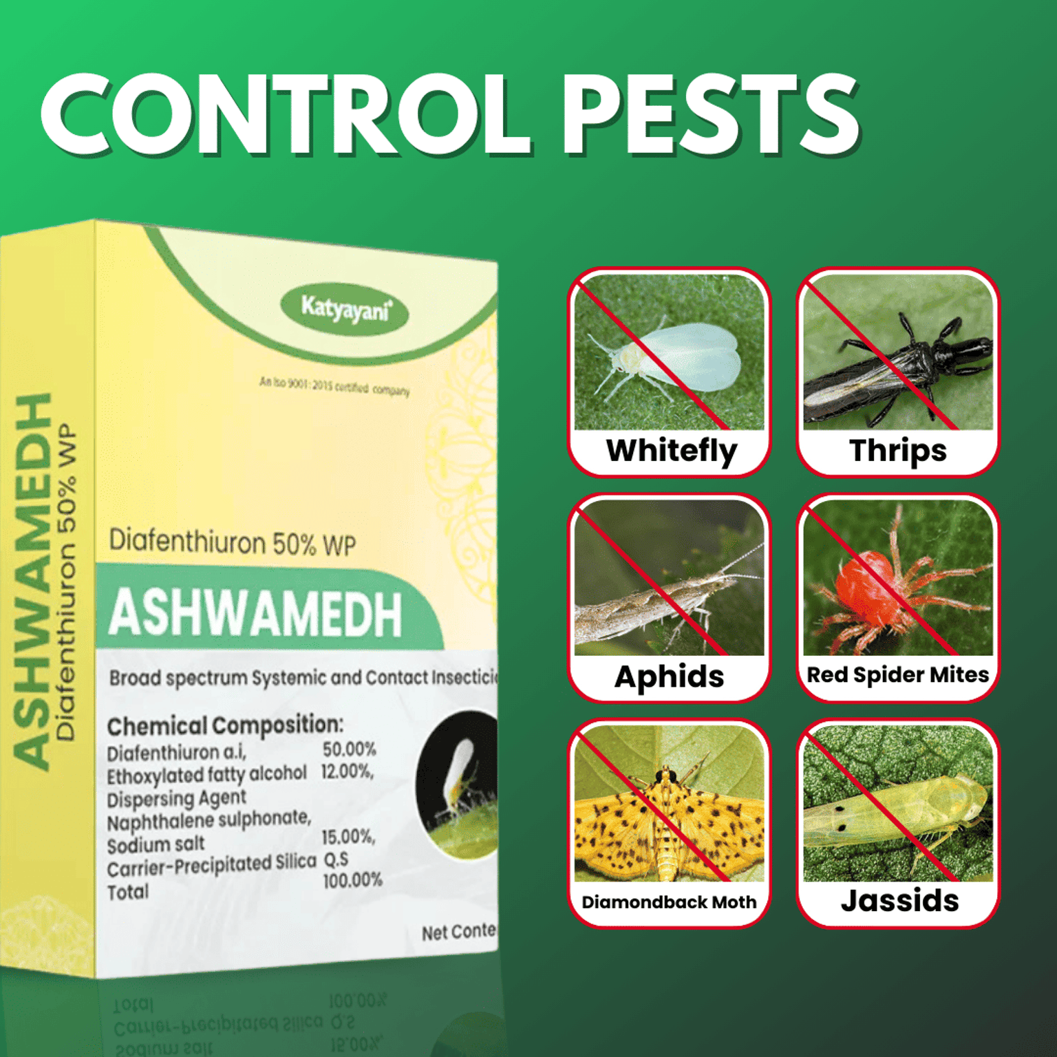 Katyayani Ashwamedh Diafenthiuron 50% WP  Chemical Insecticide