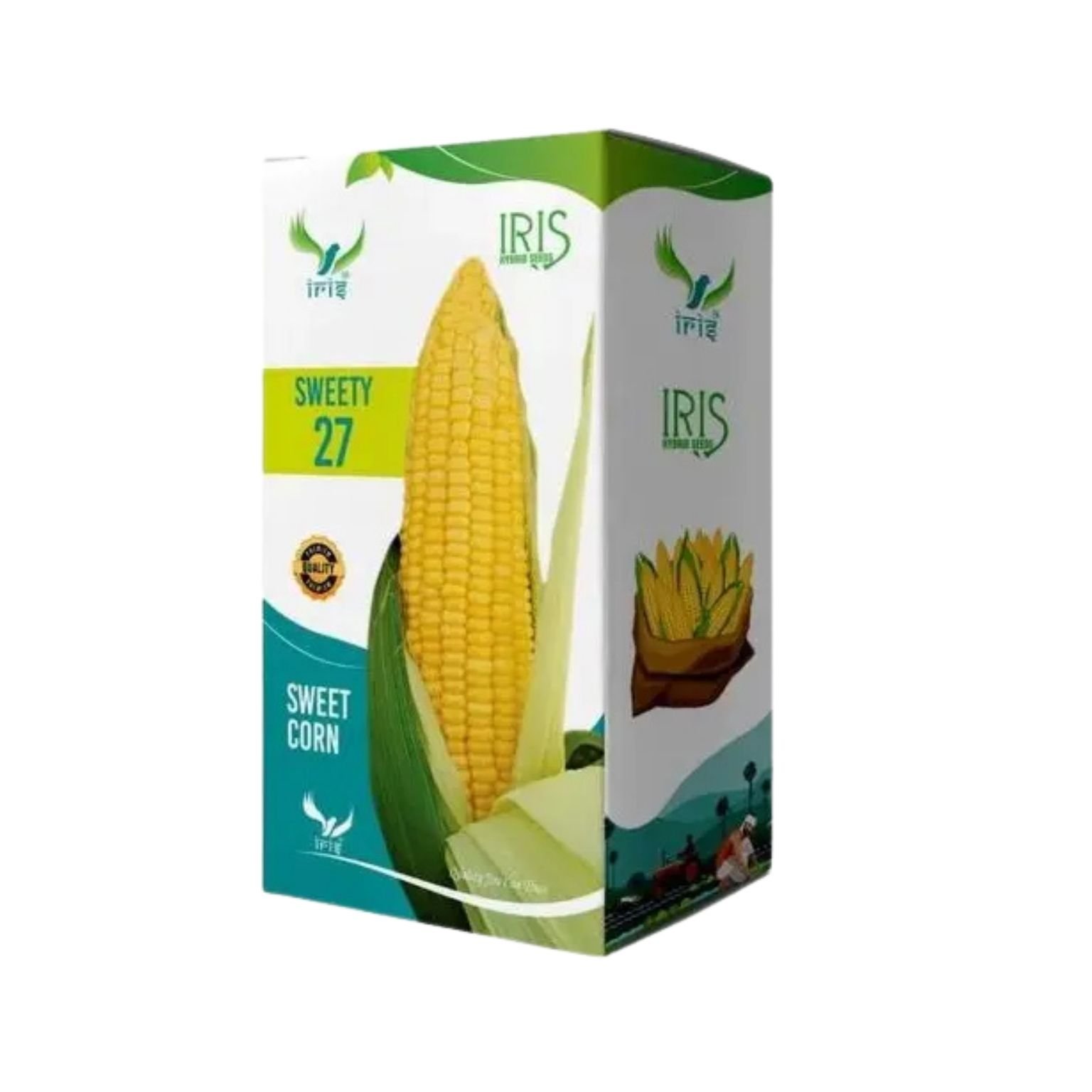 Iris Hybrid Sweet corn Sweety 27 Vegetable Seeds