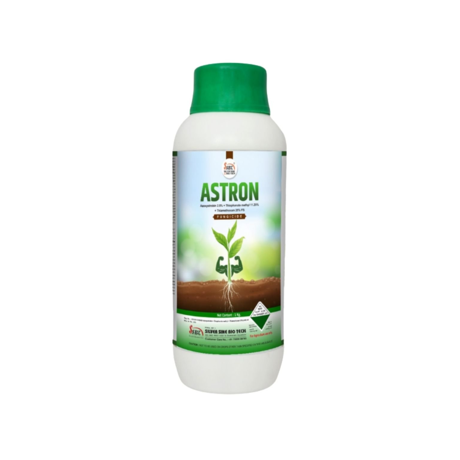 Silver Sine Astron Azoxystrobin 2.5% +Thiphonet Methyl 11.25% +Thiomethaxam 25% FS Insecticide