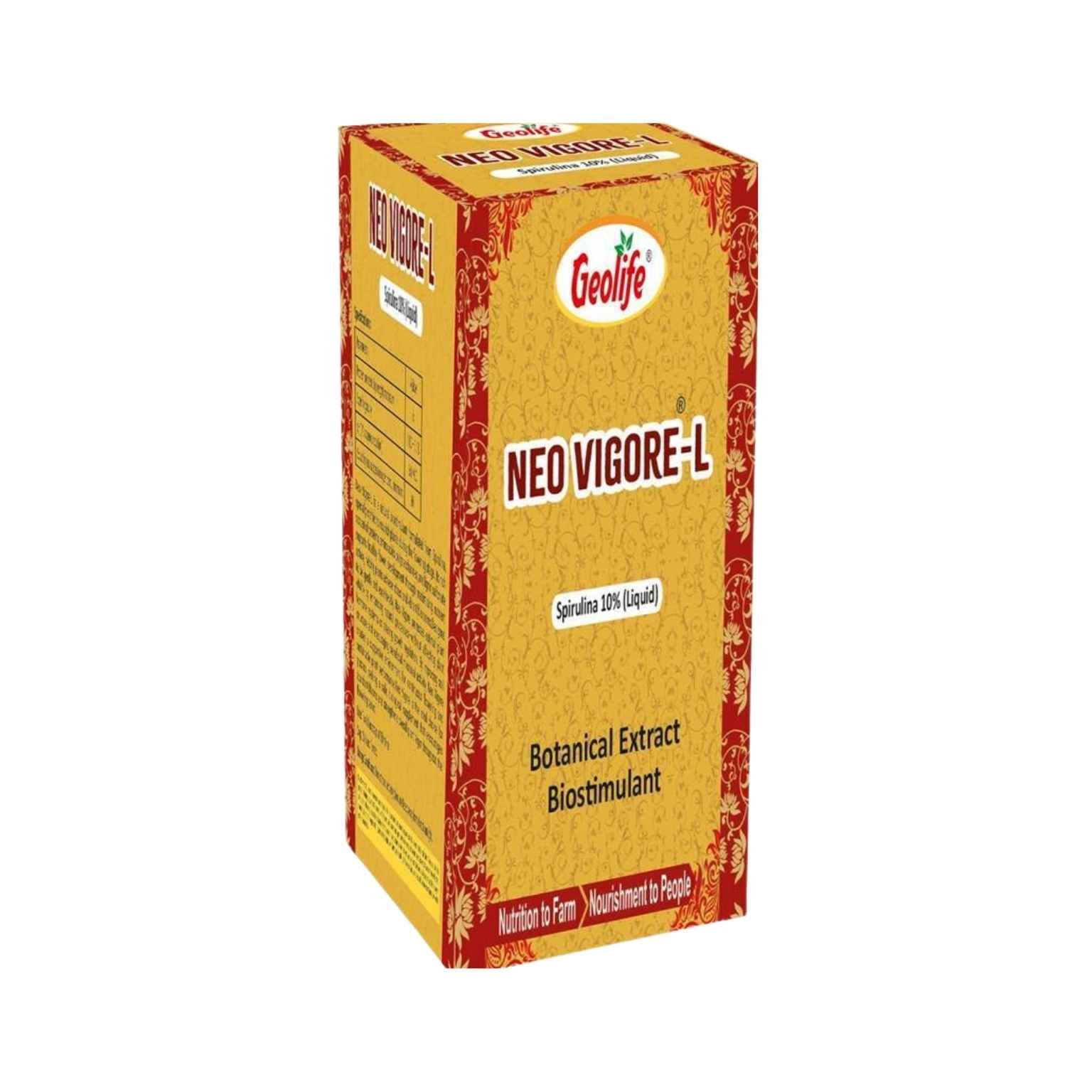 Geolife Neo Vigore L Spirulina 10% L Plant Growth & Flowering Bio Stimulant 200 ml