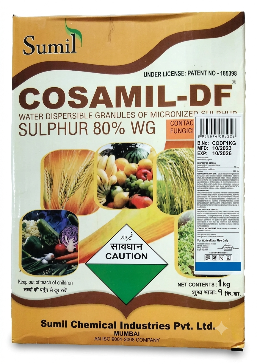 COSAMIL-DF 3 KG Sulphur 80% WG (Water Dispersible Granules) 3Kg