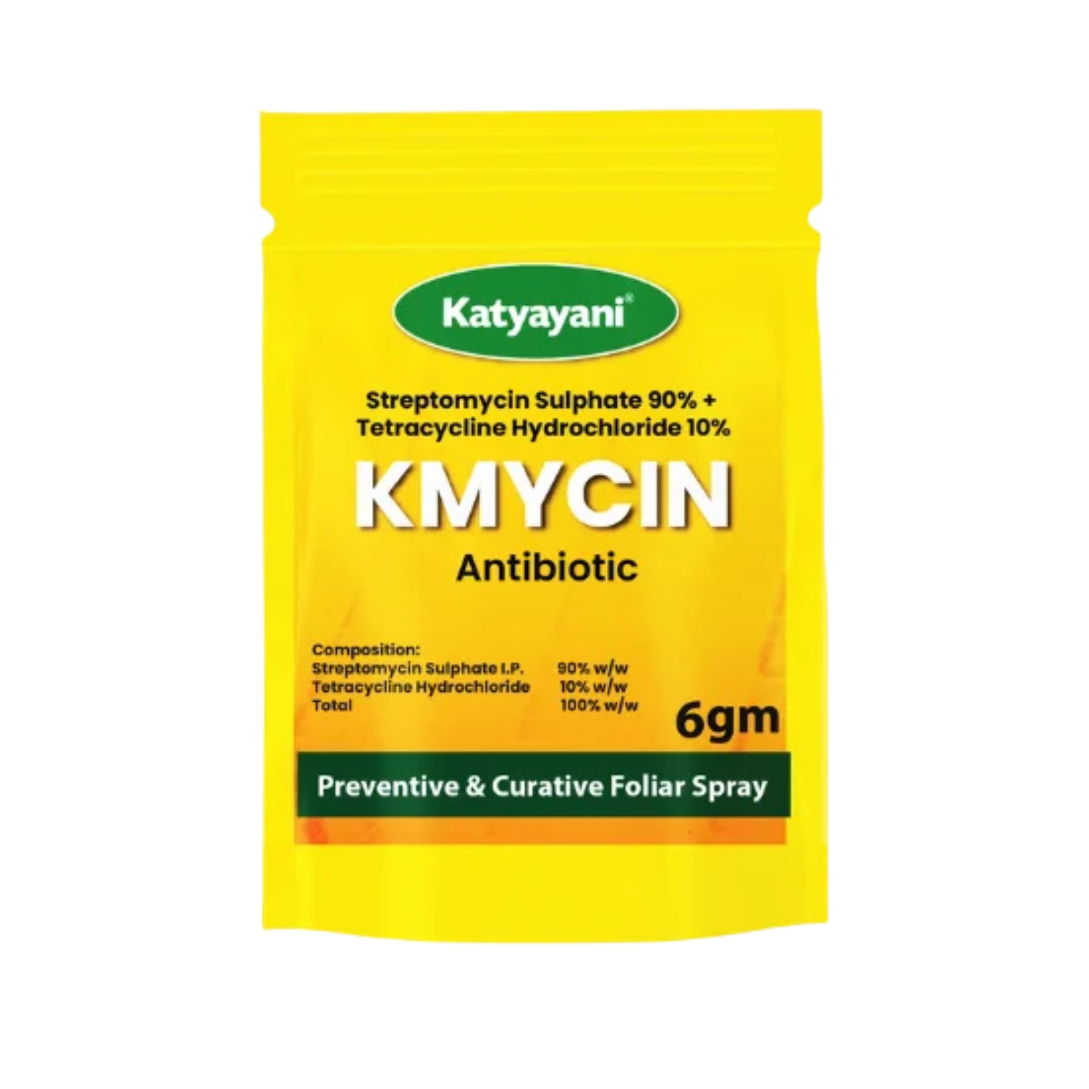 Katyayani Kmycin Chemical Fungicide Streptomycin Sulphate 90% + Tetracycline Hydrochloride 10%