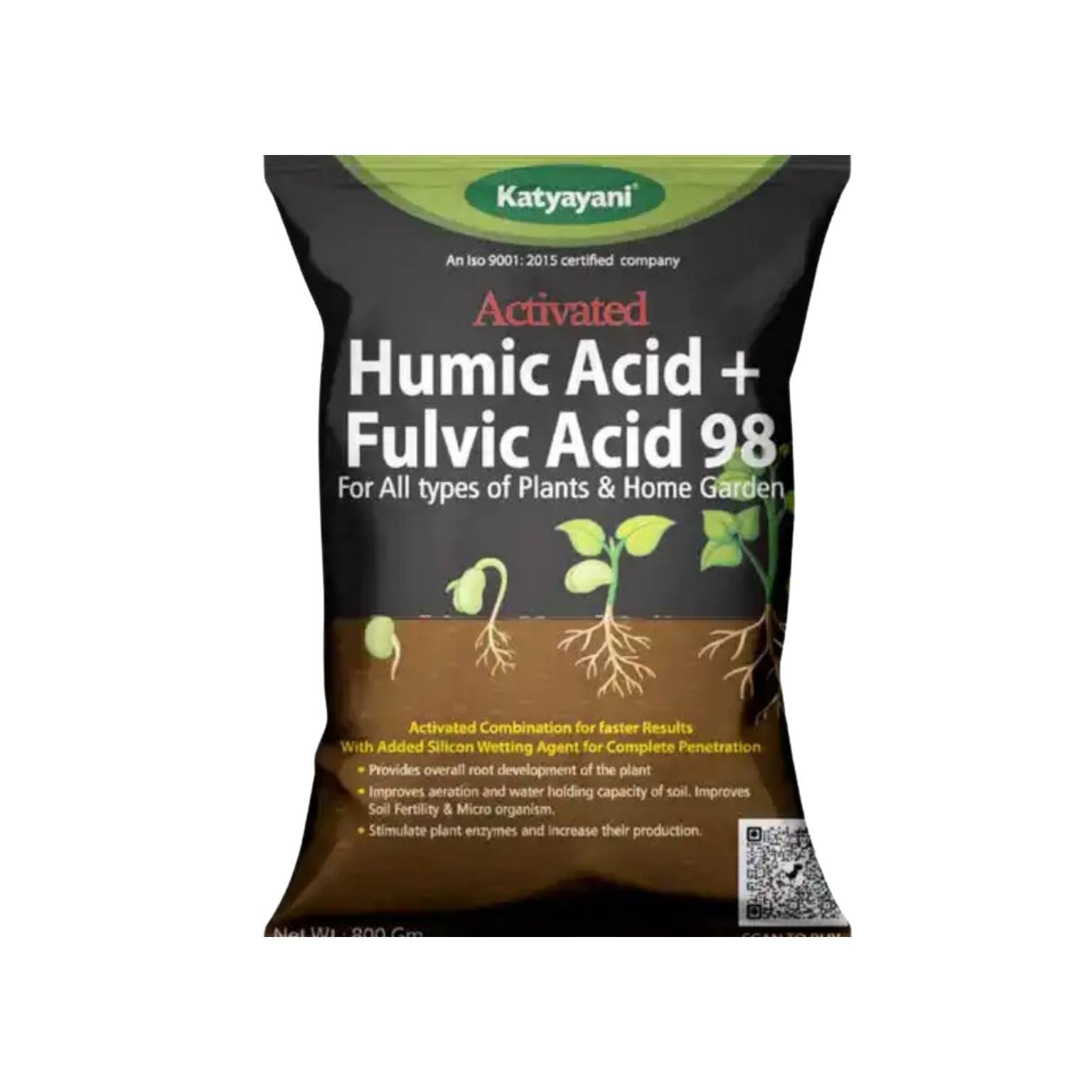 Katyayani Activated Humic Acid + Fulvic Acid 98 Fertilizer