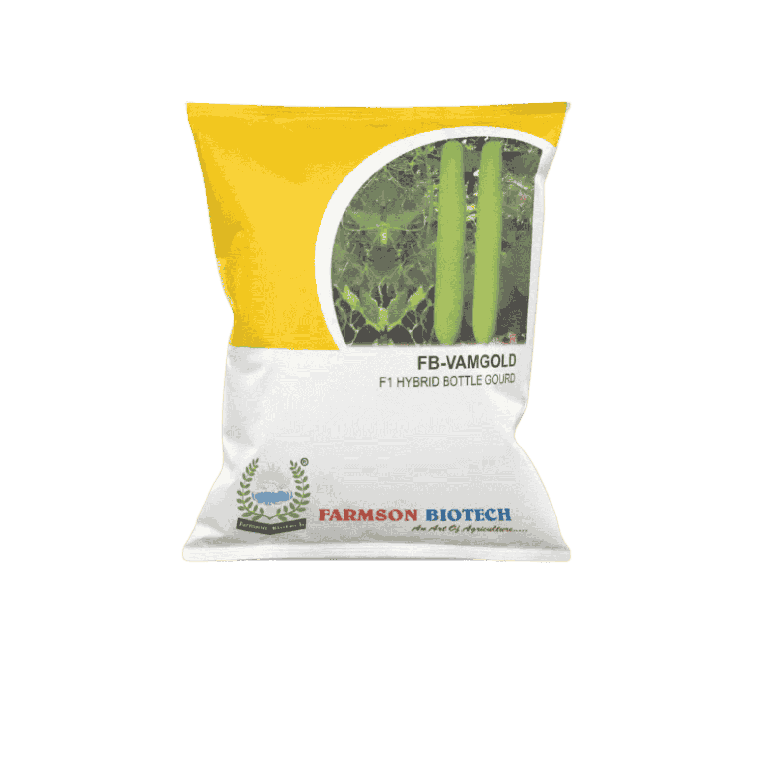 Farmson Biotech FB VAMGOLD F1 Hybrid Bottle Gourd Seeds 25GM