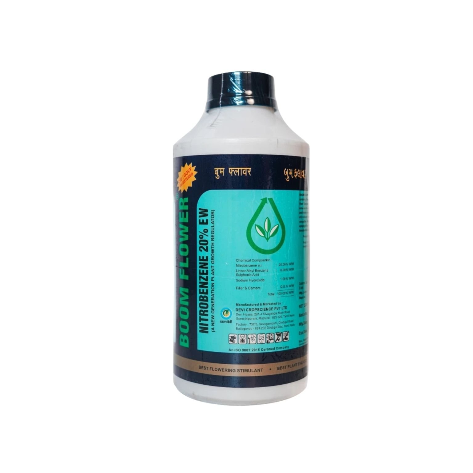 Devi Crop Science Boom Flower Nitrobenzene 20% EW Growth Regulator 1 LTR