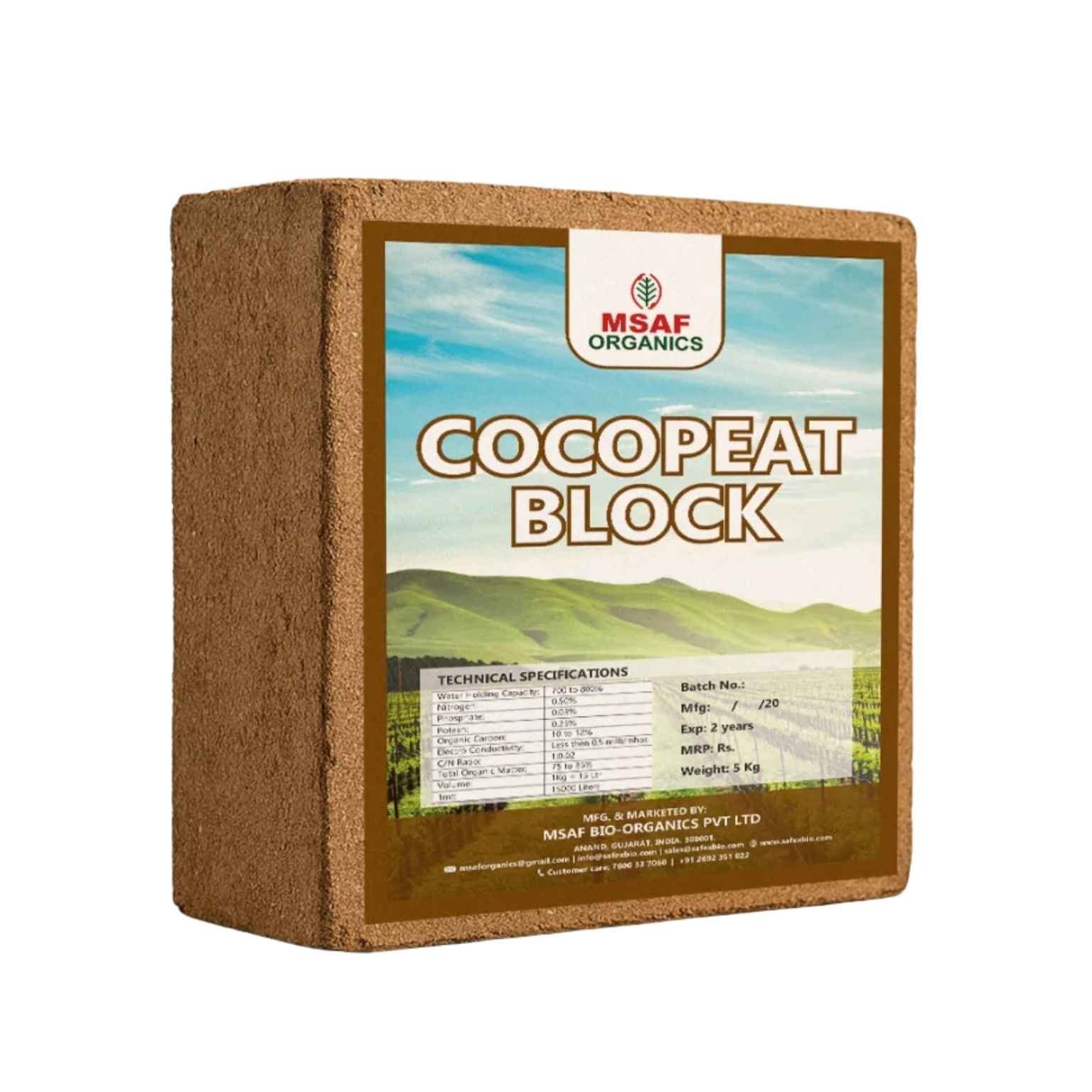 MASF Garden Organics Cocopeat Block Plants Enhancer