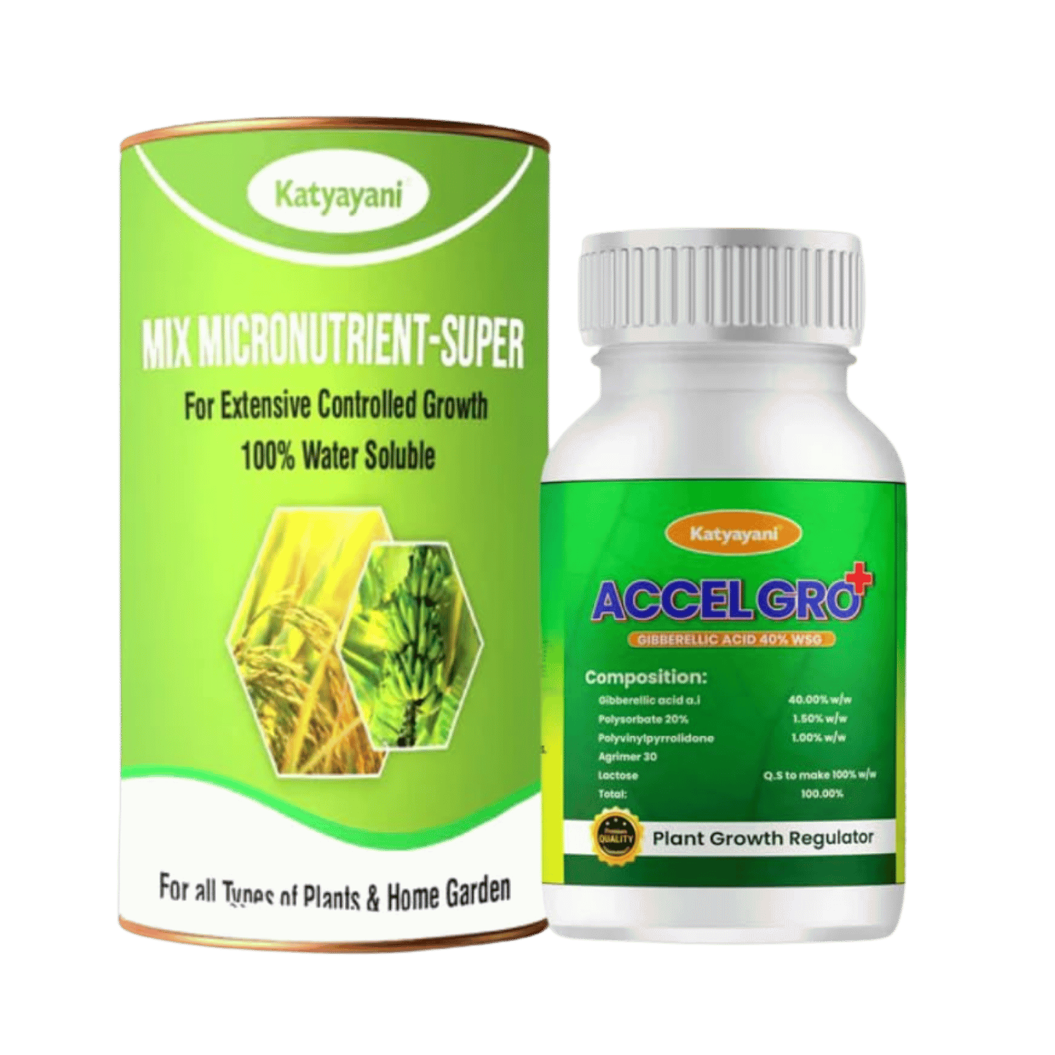 Katyayani Organics Banana Growth Booster Combo Mix Micronutrient 100 GM + Accel Gro Plus 6 GM