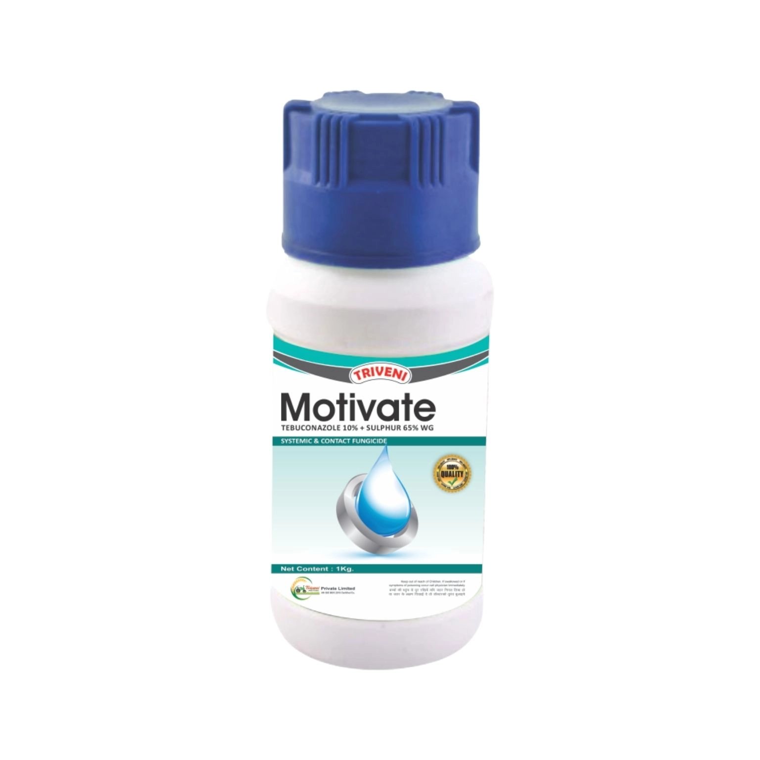 Triveni Motivate Tebuconazole 10%+Sulphur 65% WG Fungicide