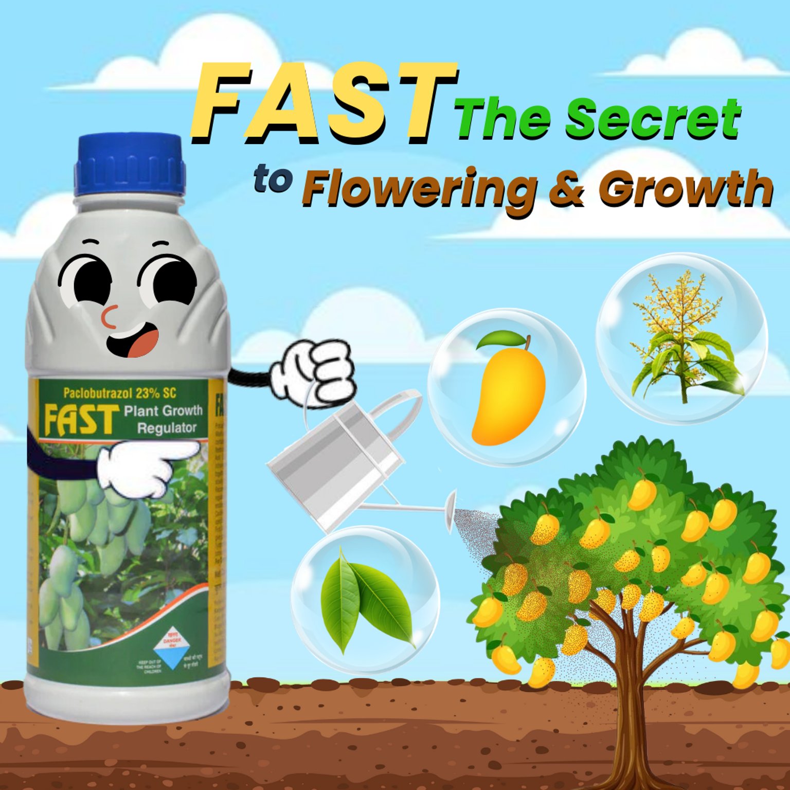 Katyayani Fast | Paclobutrazol 23% SC |  Plant Growth Regulator