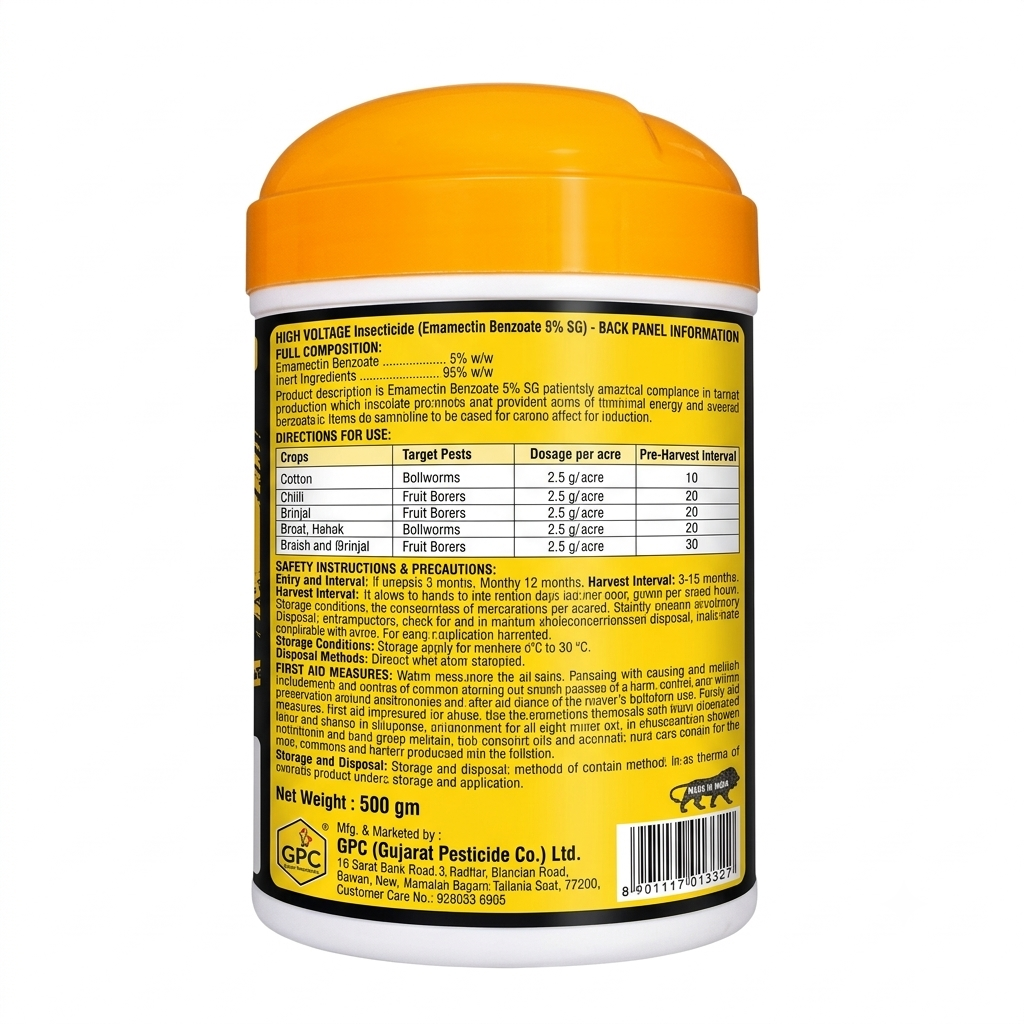 High Voltage Emamectin Benzoate 5% SG 50Gm